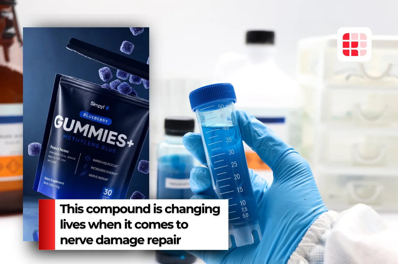 Pharmaceutical-grade methylene blue, the compound at the center of the Nerve Static conversation