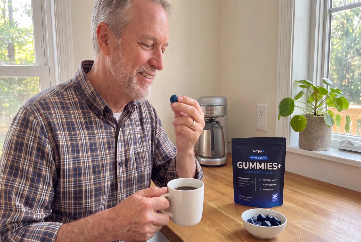 Customer with Simpyl Methylene Blue Gummies